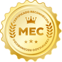 Selo de certificado reconhecido pelo MEC
